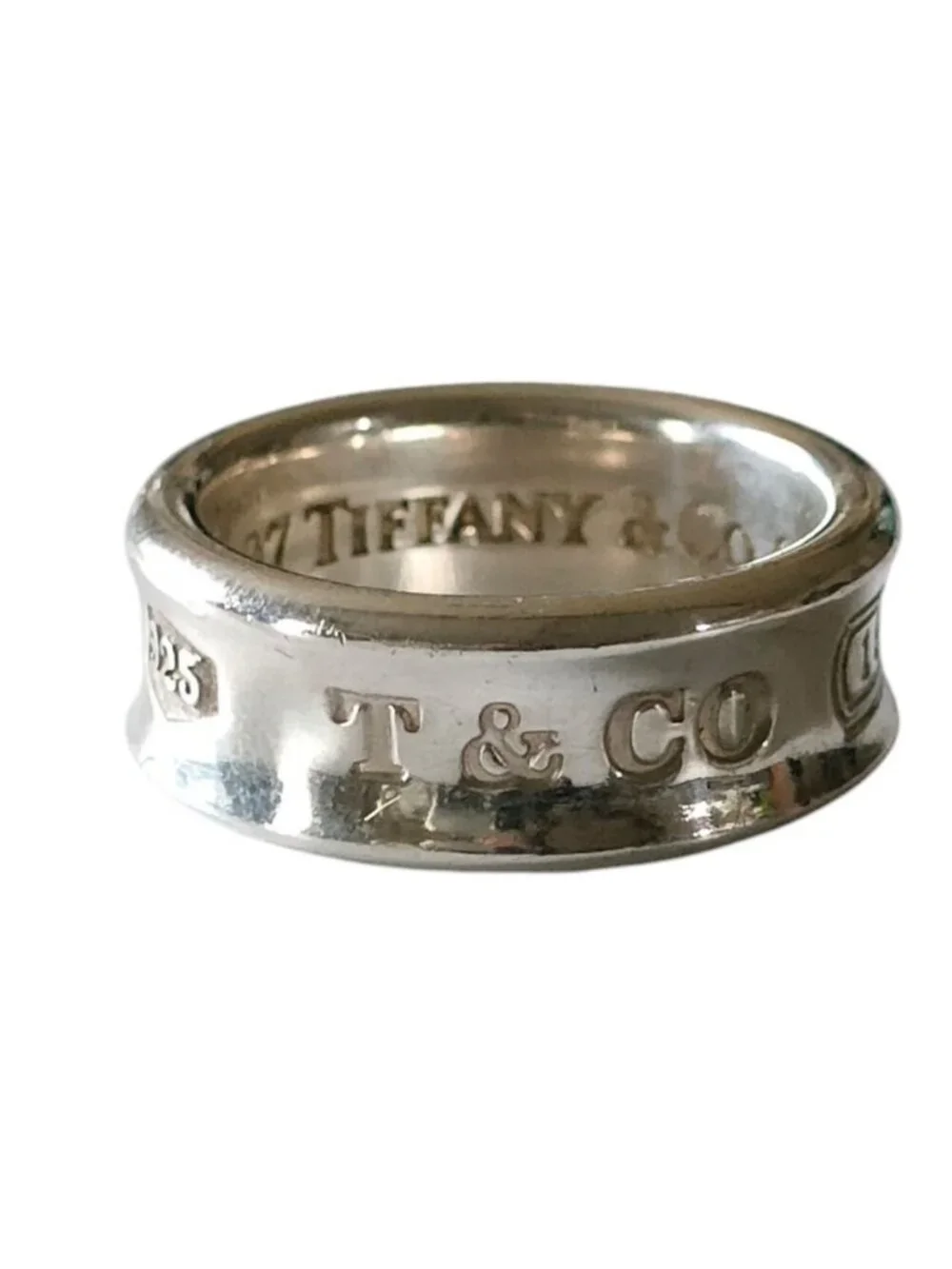 Tiffany & Co 1837 925 Narrow Ring Silver